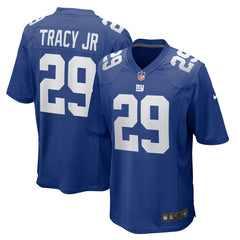 Tyrone Tracy Jr. New York Giants Team Game Jersey - Royal Jerseys