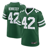 Thomas Hennessy New York Jets Team Game Jersey - Legacy Green Jerseys