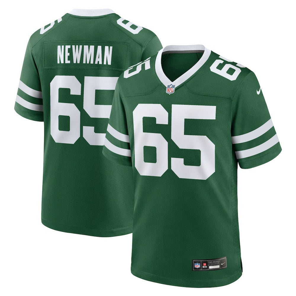Xavier Newman New York Jets Team Game Jersey - Legacy Green Jerseys