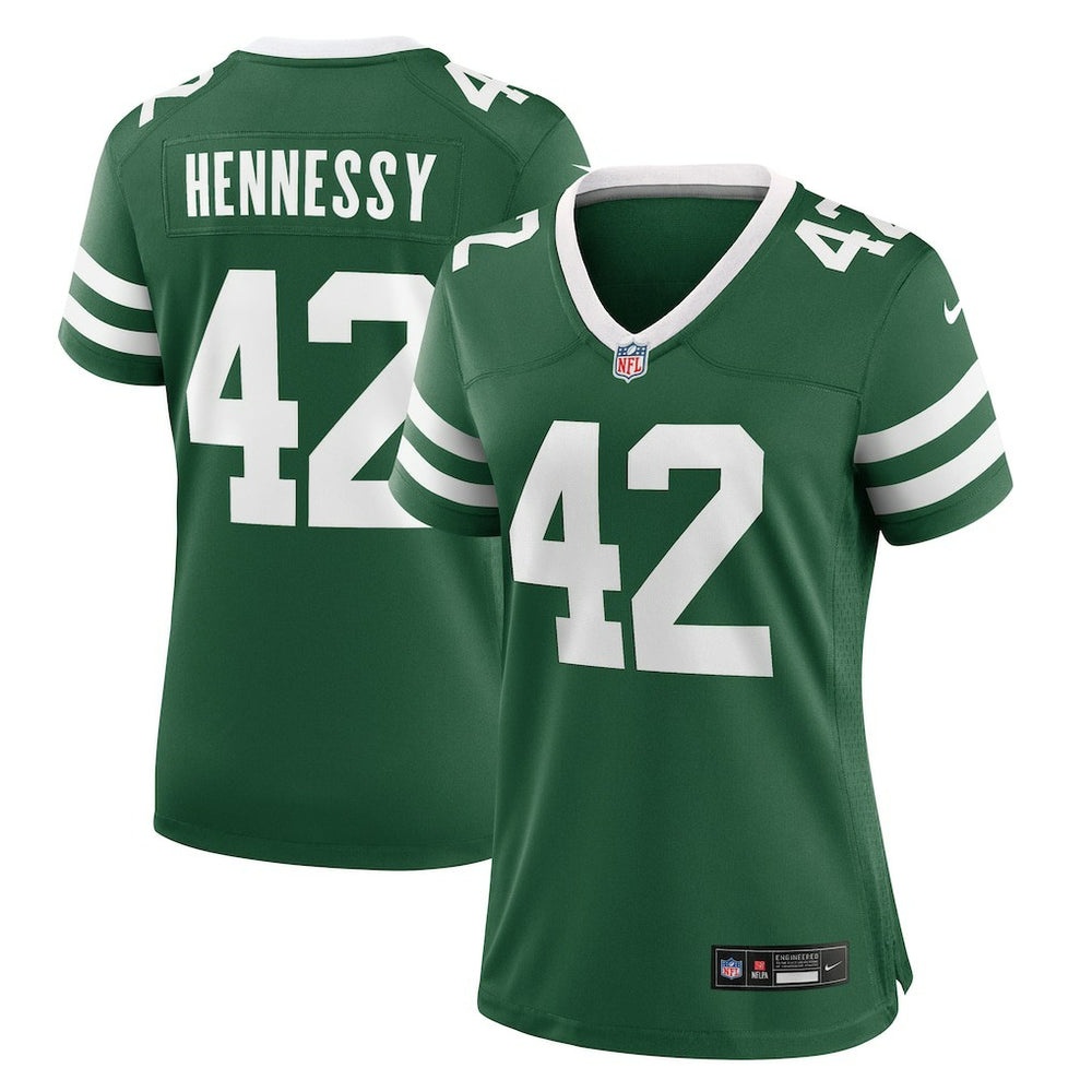 Thomas Hennessy New York Jets Women's Game Jersey - Legacy Green Jerseys
