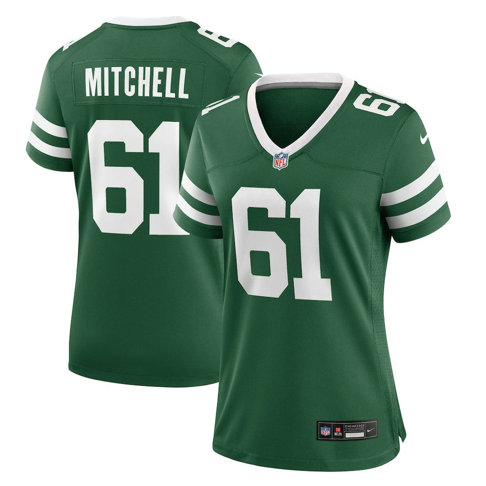 Max Mitchell New York Jets Women's Game Jersey - Legacy Green Jerseys