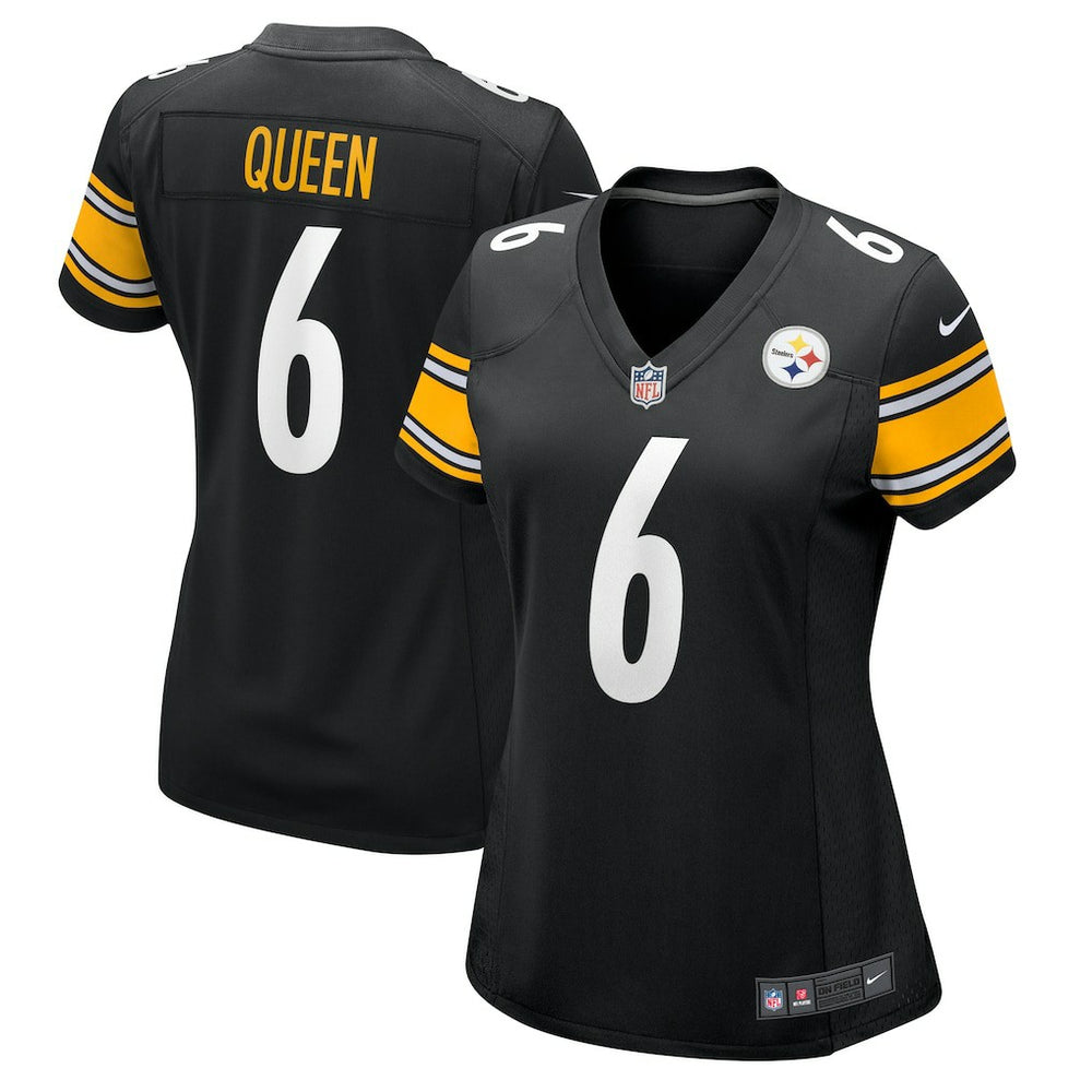 Patrick Queen Pittsburgh Steelers Women's Team Game Jersey - Black Jerseys