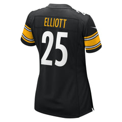 DeShon Elliott Pittsburgh Steelers Women's Team Game Jersey - Black Jerseys