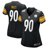 T.J. Watt Pittsburgh Steelers Women's Team Game Jersey - Black Jerseys