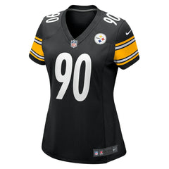 T.J. Watt Pittsburgh Steelers Women's Team Game Jersey - Black Jerseys