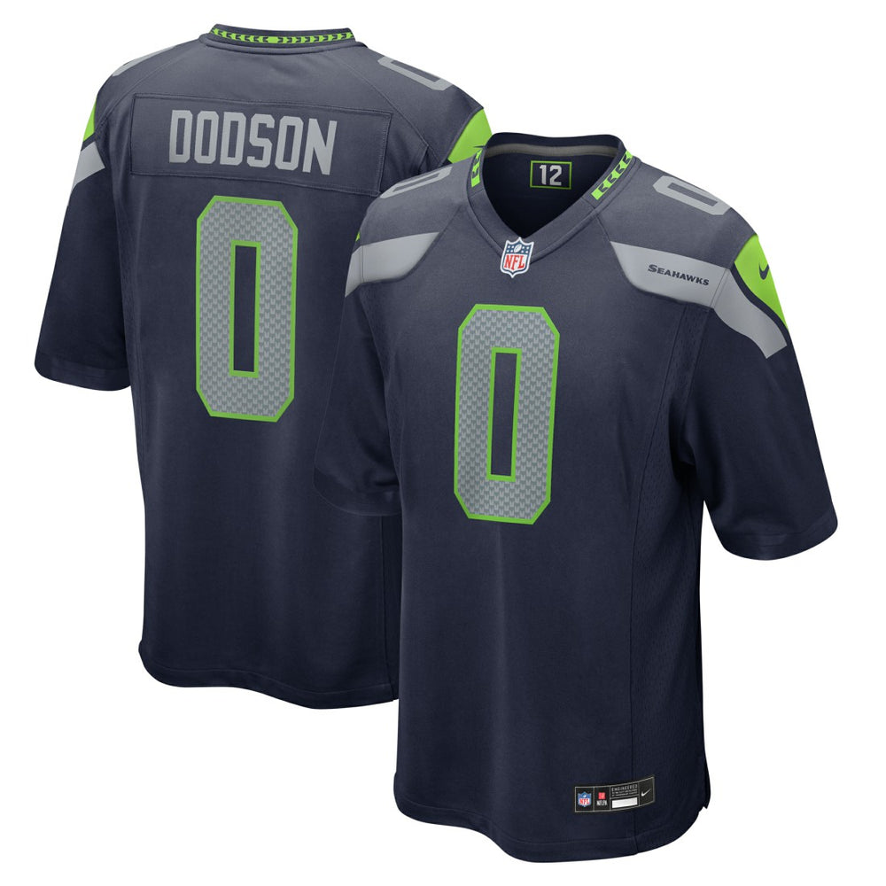 Tyrel Dodson Seattle Seahawks Game Jersey - College Navy Jerseys