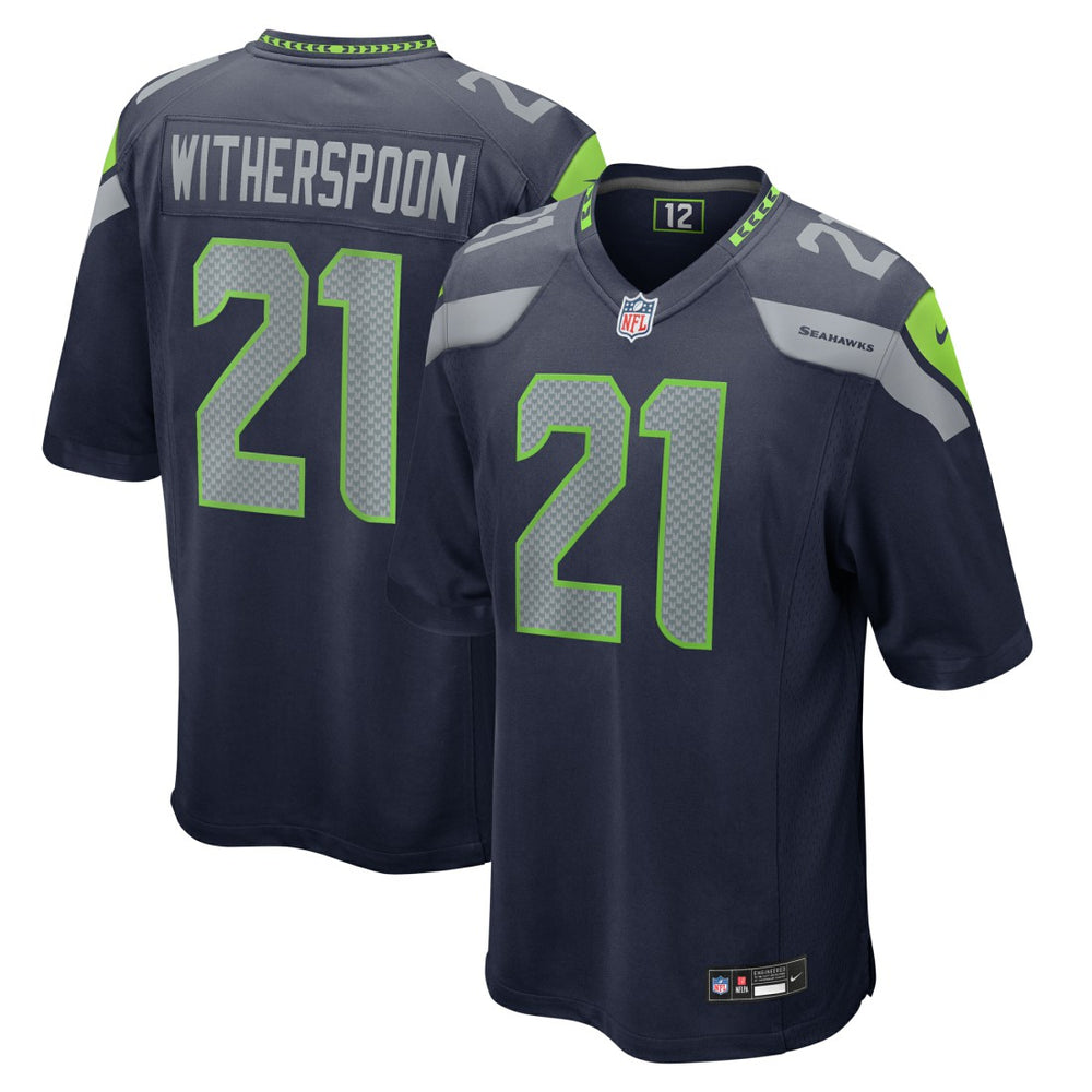 Devon Witherspoon Seattle Seahawks Game Jersey - College Navy Jerseys