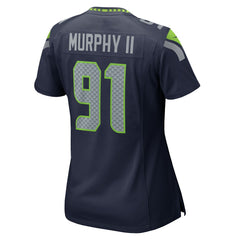 Byron Murphy II Seattle Seahawks Women's Team Game Jersey - College Navy Jerseys