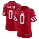 Renardo Green San Francisco 49ers Game Jersey - Scarlet Jerseys