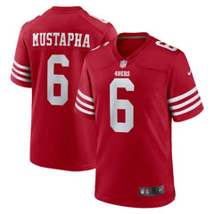 Malik Mustapha San Francisco 49ers Game Jersey - Scarlet Jerseys