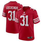 Isaac Guerendo San Francisco 49ers Game Jersey - Scarlet Jerseys