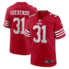 Isaac Guerendo San Francisco 49ers Game Jersey - Scarlet Jerseys