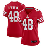 Tatum Bethune San Francisco 49ers Women's Team Game Jersey - Scarlet Jerseys