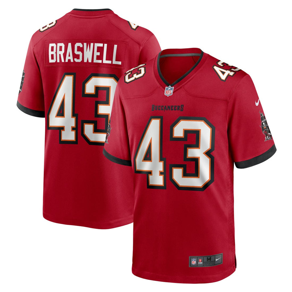 Chris Braswell Tampa Bay Buccaneers Game Jersey - Red Jerseys