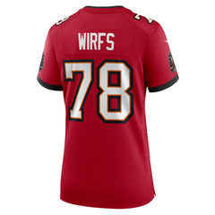 Tristan Wirfs Tampa Bay Buccaneers Women's Team Game Jersey - Red Jerseys