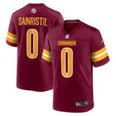 Mike Sainristil Washington Commanders Game Jersey - Burgundy Jerseys