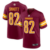 Ben Sinnott Washington Commanders Game Jersey - Burgundy Jerseys