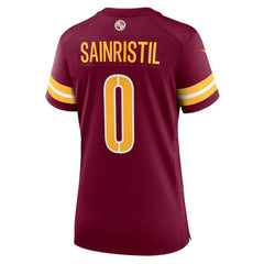 Mike Sainristil Washington Commanders Women's Team Game Jersey - Burgundy Jerseys