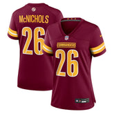 Jeremy McNichols Washington Commanders Women's Team Game Jersey - Burgundy Jerseys