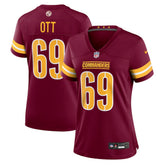 Tyler Ott Washington Commanders Women's Team Game Jersey - Burgundy Jerseys