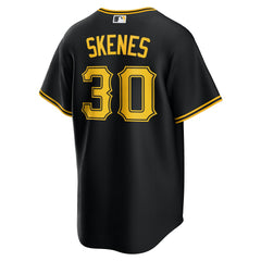Paul Skenes Pittsburgh Pirates Nike Alternate 2 Replica Jersey - Black Jerseys