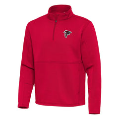 Atlanta Falcons Antigua Twist Quarter-Zip Pullover Jacket - Red Pullover