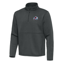 Colorado Avalanche Antigua Twist Quarter-Zip Pullover Jacket - Silver | US 202264695