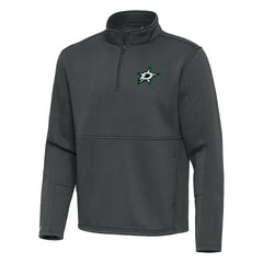 Dallas Stars Antigua Twist Quarter-Zip Pullover Jacket - Silver | US 202264704