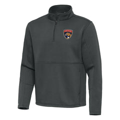 Florida Panthers Antigua Twist Quarter-Zip Pullover Jacket - Pewter | US 202264726