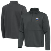 Buffalo Sabres Antigua Twist Quarter-Zip Pullover Jacket - Pewter | US 202264741