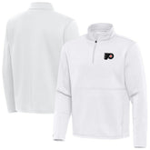 Philadelphia Flyers Antigua Twist Quarter-Zip Pullover Jacket - White | US 202264771