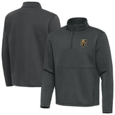 Vegas Golden Knights Antigua Twist Quarter-Zip Pullover Jacket - Pewter | US 202264793