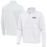 Washington Capitals Antigua Twist Quarter-Zip Pullover Jacket - White | US 202264795