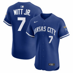 Bobby Witt Jr. Kansas City Royals Nike Alternate 2 Elite Player Jersey - Royal Jerseys