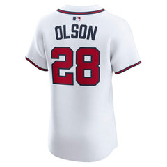 Matt Olson Atlanta Braves Nike Home Elite Player Jersey - White Jerseys