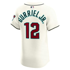 Lourdes Gurriel Jr. Arizona Diamondbacks Nike Home Elite Jersey - Cream Jerseys