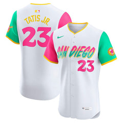 Fernando Tatis Jr. San Diego Padres Nike City Connect Elite Jersey - White Jerseys