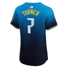 Trea Turner Philadelphia Phillies Nike City Connect Elite Jersey - Navy Jerseys