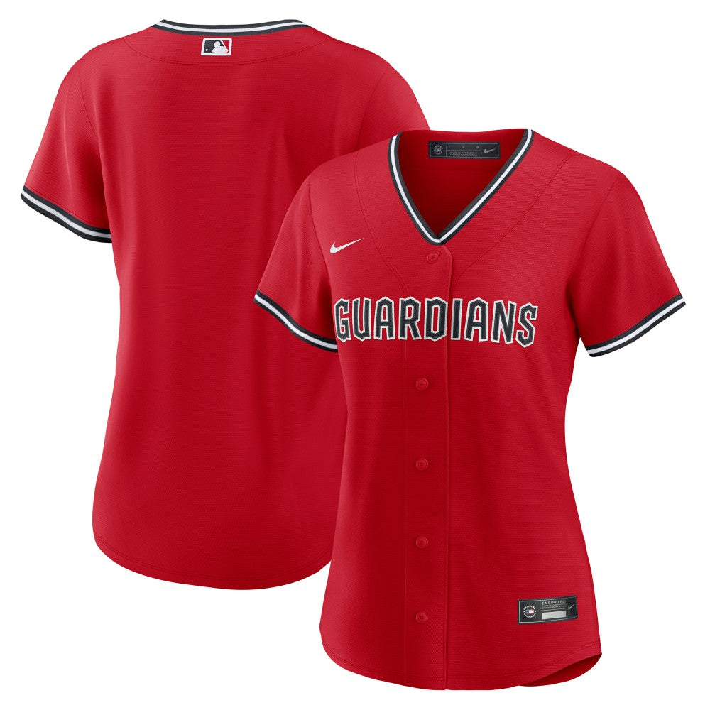 Cleveland Guardians Nike Women's Alternate 2 Replica Jersey - Red Jerseys