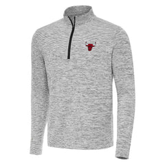 Chicago Bulls Antigua Cause Quarter-Zip Top Black