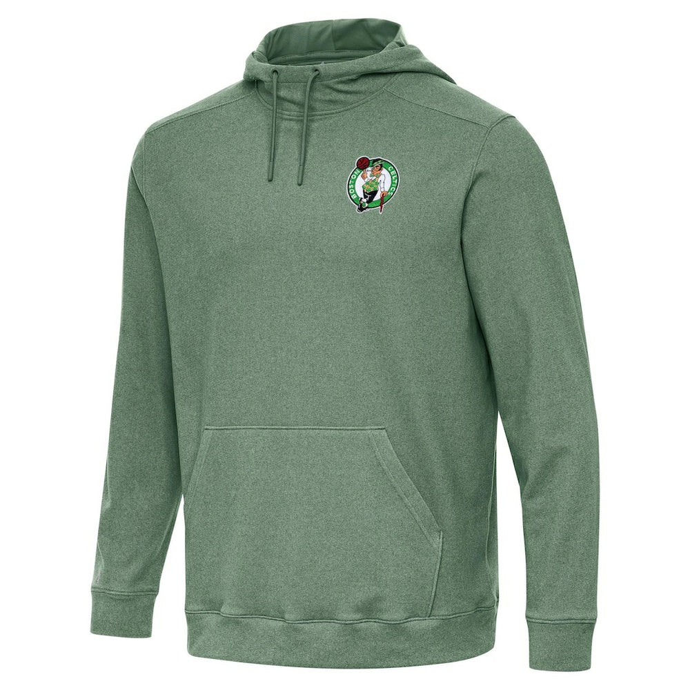 Boston Celtics Antigua Cloud Pullover Hoodie Hunter Green