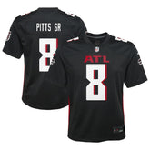 Kyle Pitts Sr. Atlanta Falcons Youth Game Jersey - Black Jerseys
