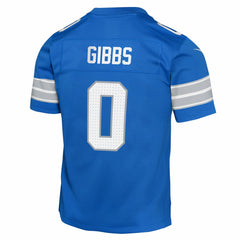 Jahmyr Gibbs Detroit Lions Youth Game Jersey - Blue Jerseys