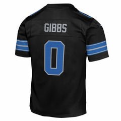 Jahmyr Gibbs Detroit Lions Youth Game Jersey - Black Jerseys