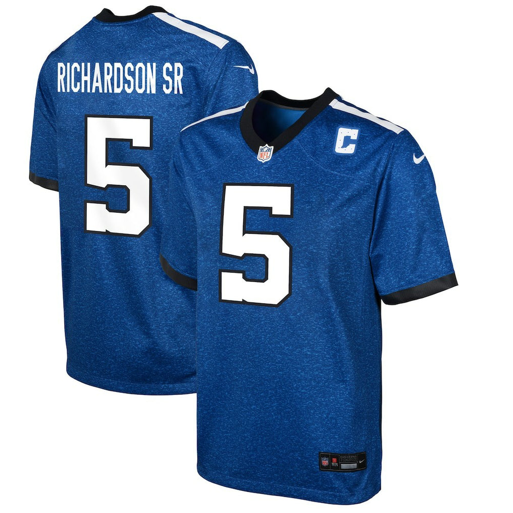 Anthony Richardson Sr. Indianapolis Colts Youth Game Jersey - Royal Jerseys