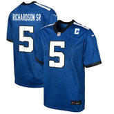 Anthony Richardson Sr. Indianapolis Colts Youth Game Jersey - Royal Jerseys