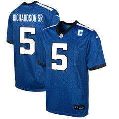 Anthony Richardson Sr. Indianapolis Colts Youth Game Jersey - Royal Jerseys