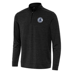 LA Clippers Antigua Bright Quarter-Zip Top Heather Black outlet