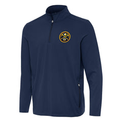 Denver Nuggets Antigua Perilous Quarter-Zip Sweatshirt Navy outlet