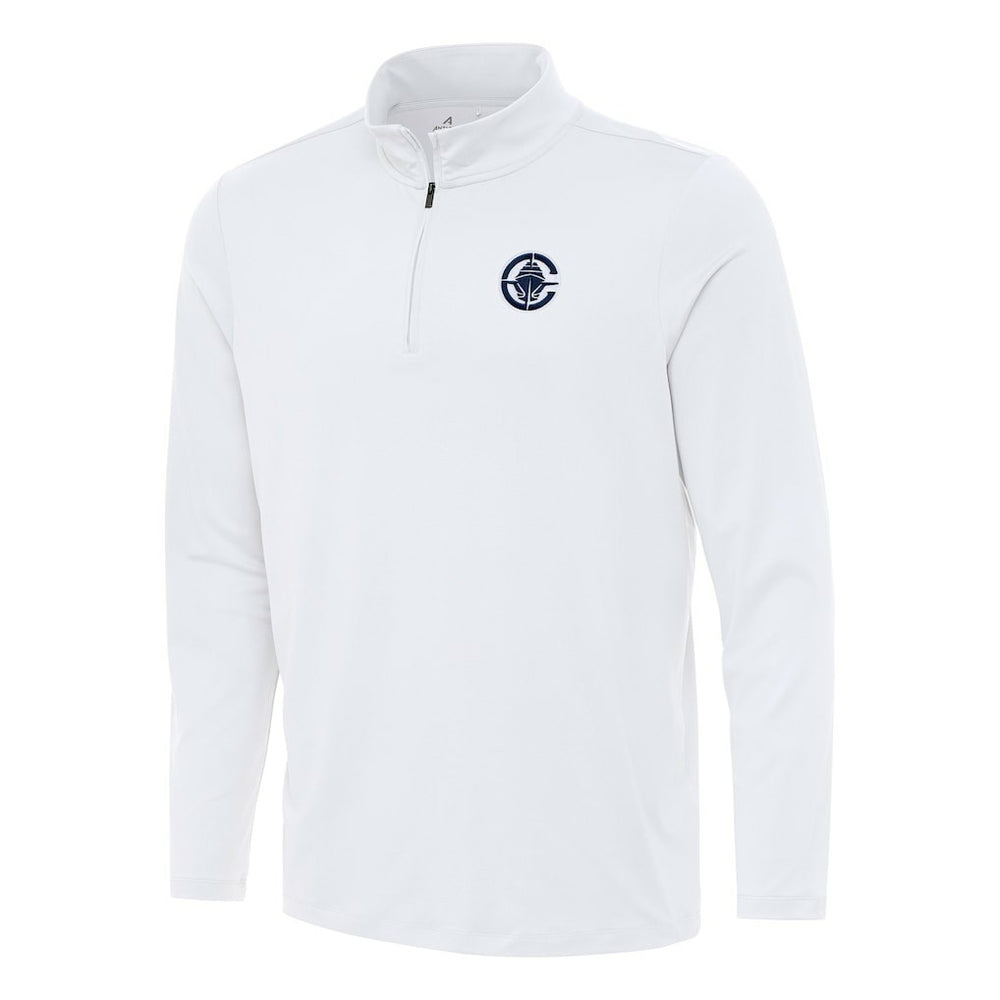 LA Clippers Antigua Reprocess Quarter-Zip Top White